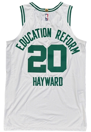 9/27/2020 Gordon Hayward Boston Celtics Eastern Conference Finals Game-Used Jersey (Photo-Matched • Fanatics)