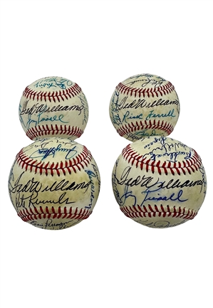 Circa 1970s Boston Red Sox Team Signed Balls With Ted Williams & Others (9)