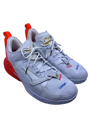 5/6/2021 Russell Westbrook Washington Wizards Game-Used & Signed Jordan "Why Not" Promo Shoes (Photo-Matched)