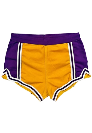 Early 1970s Wilt Chamberlain LA Lakers Game-Used Shorts (Sourced from Equipment MGR • Outstanding Wear)