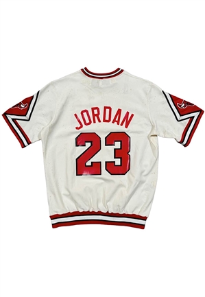 1988-89 Michael Jordan Chicago Bulls Player-Worn Shooting Shirt